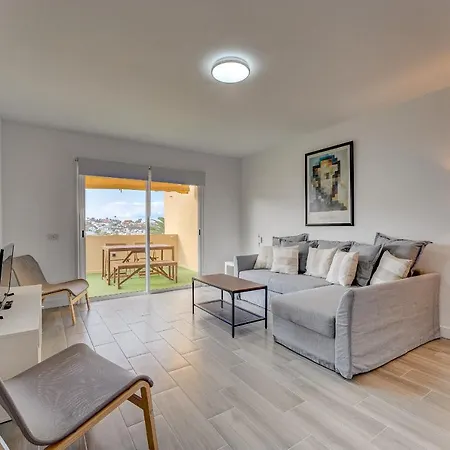 Great Terrace Ac In Heated Pool Wifi Parking Costa Adeje (Tenerife)